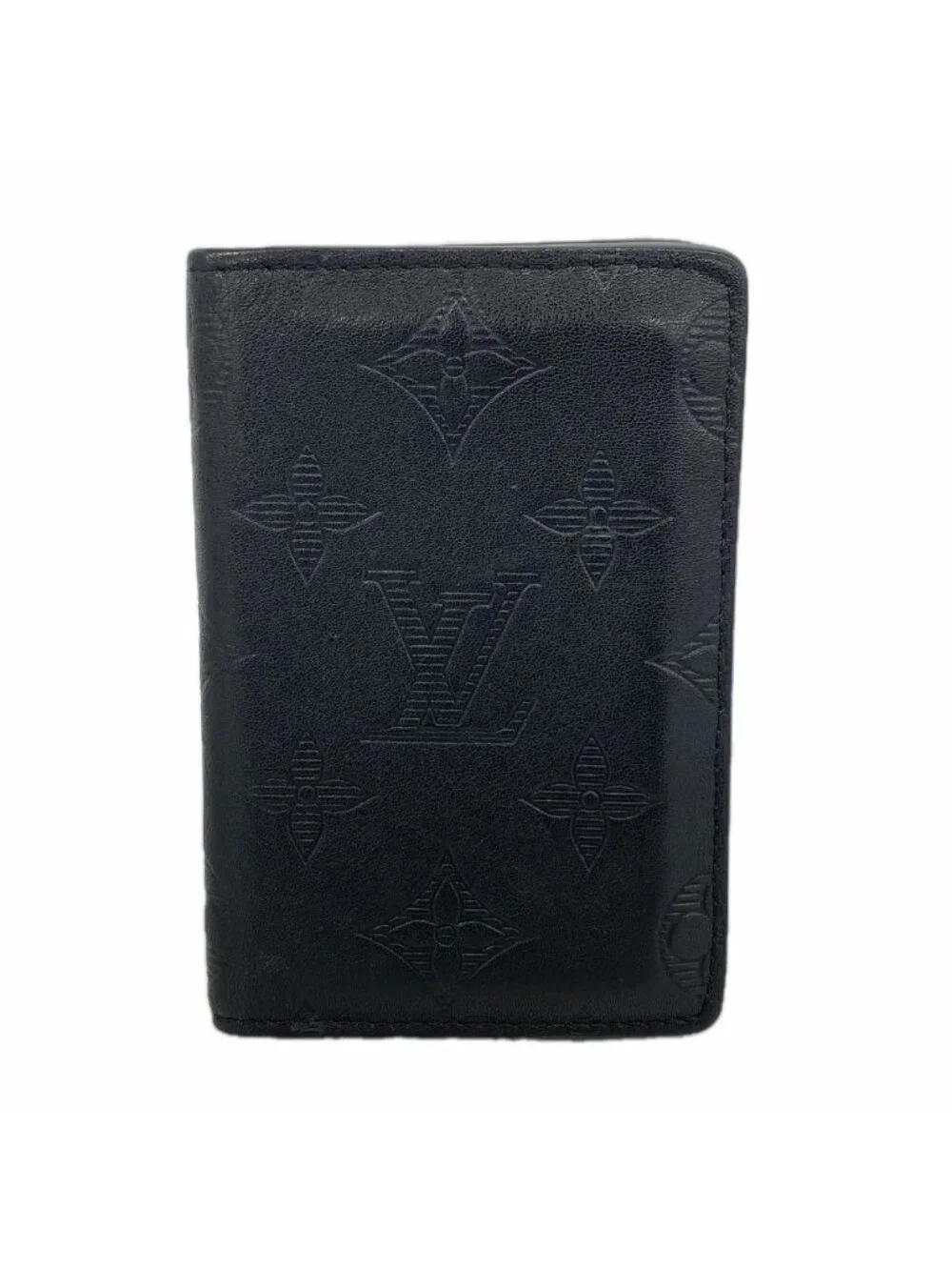 Louis Vuitton Card Case Monogram Shadow Pocket Organizer Black